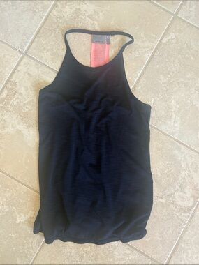 Athleta navy High-Neck Racerback Tank